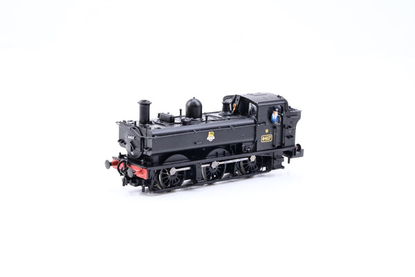 Graham Farish N Gauge 371-986 BR Black Early Emblem 0-6-0PT Class 64xx Pannier Tank No.6417 - Bxed