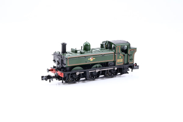 Graham Farish N Gauge 371-987 BR Green Late Crest 0-6-0PT Class 64xx Pannier Tank No.6412 - Boxed