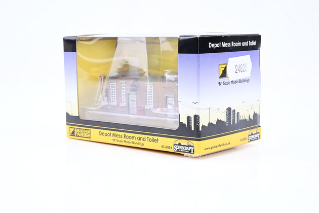 Graham Farish N Gauge 42-0054 Scenecraft Building 'Depot Mess Room and Toilet' - Boxed