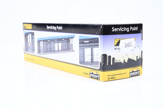 Graham Farish N Gauge 42-0053 Scenecraft Building 'Servicing Point' - Boxed