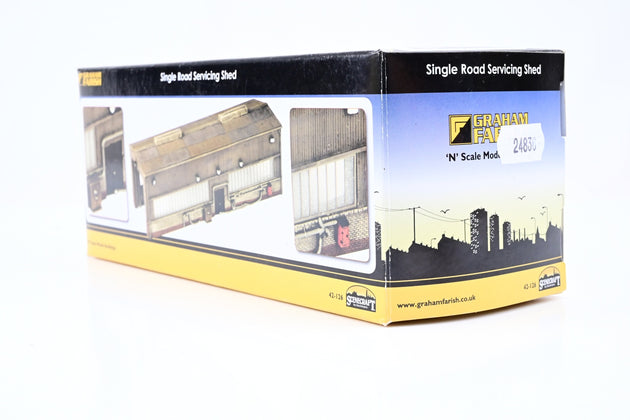 Graham Farish N Gauge 42-126 Scenecraft Building 'Single Road Servicing Shed' - Boxed