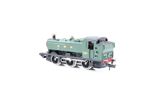 Graham Farish N Gauge 1104 GWR Green 0-6-0PT Class 94xx Pannier Tank No.9407 - Boxed