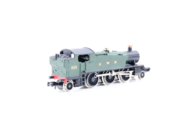 Graham Farish N Gauge 1604 GWR Green 2-6-2 Class 61xx Large Prairie No.6100 - Boxed