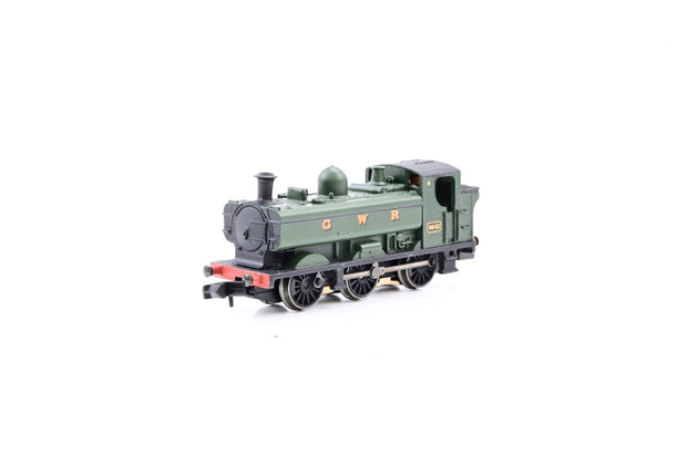 Graham Farish N Gauge 371-928 GWR Green 0-6-0PT Clas 8750 Pannier Tank No.9643 - Boxed
