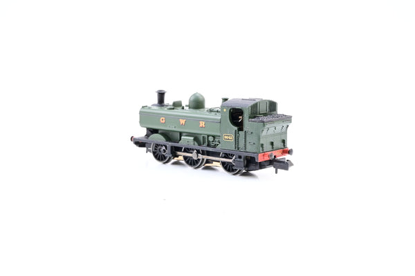 Graham Farish N Gauge 371-928 GWR Green 0-6-0PT Clas 8750 Pannier Tank No.9643 - Boxed