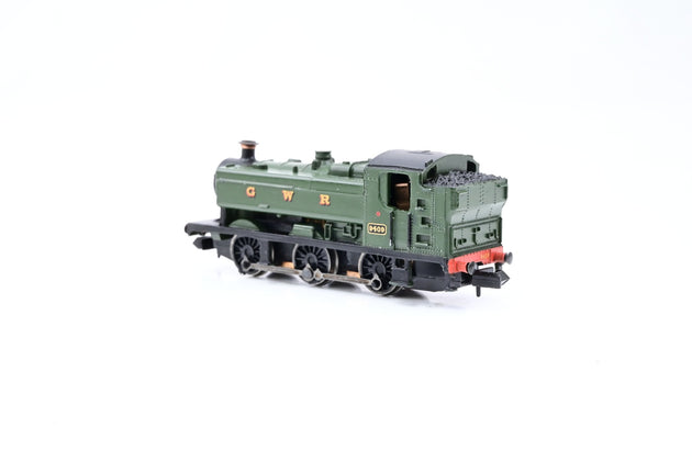 Graham Farish N Gauge 371-953 GWR Green 0-6-0PT Class 94xx Pannier Tank No.9409 - Boxed