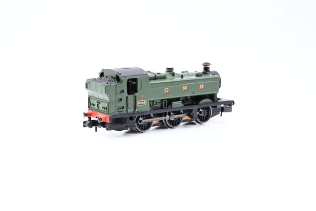 Graham Farish N Gauge 371-953 GWR Green 0-6-0PT Class 94xx Pannier Tank No.9409 - Boxed