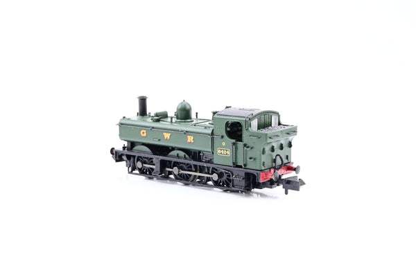 Graham Farish N Gauge 371-985A GWR Green 0-6-0PT Class 64xx Pannier Tank No.6424 - DCC Fitted, Boxed