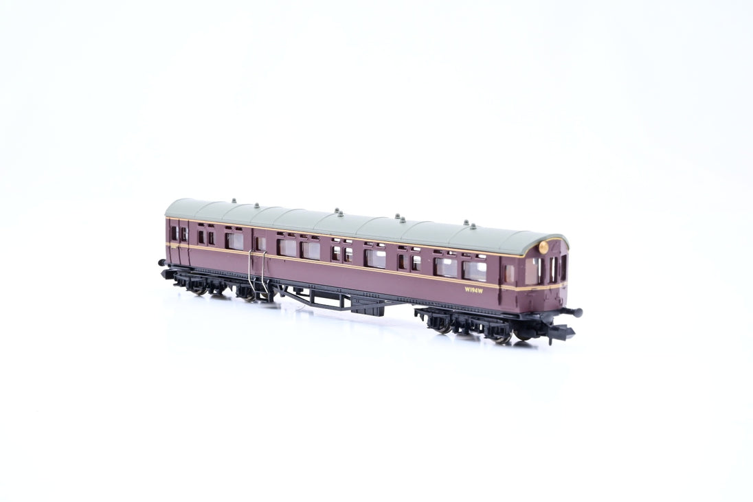 Dapol N Gauge 2P-004-013 BR Maroon w/o Insignia Autocoach No.W194W - B