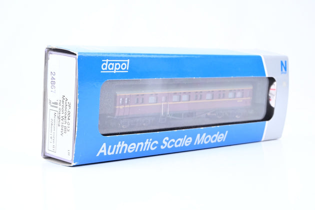 Dapol N Gauge 2P-004-013 BR Maroon w/o Insignia Autocoach No.W194W - Boxed