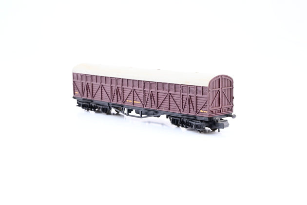 Dapol N Gauge NB003 BR Maroon 'Siphon H' Bogie Milk / Parcels Van No.W1431 - Boxed
