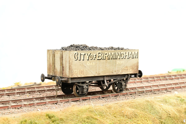 Kit Built O Gauge 'City of Birmingham Gas Dept.' 7-Plank Open Wagon No.2101 - Weathered, Unboxed