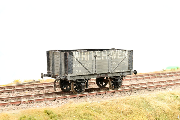 Kit Built O Gauge 'Whitehaven Colliery Co. Ltd.' 7-Plank Open Wagon No.79 - Weathered, Unboxed