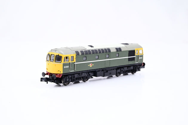 Dapol N Gauge 2D-001-008 Class 33/0 BR Green Full Yellow End No.D6561 - Boxed