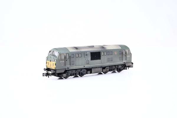 Dapol N Gauge 2D-012-009 Class 22 Disc Headcode BR Green (Weathered) Small Yellow Panel No.D6316 - Boxed