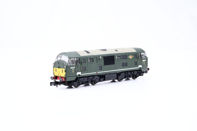 Dapol N Gauge 2D-012-008 Class 22 Disc Headcode BR Green Small Yellow Panel No.D6311 - Boxed