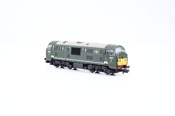 Dapol N Gauge 2D-012-008 Class 22 Disc Headcode BR Green Small Yellow Panel No.D6311 - Boxed