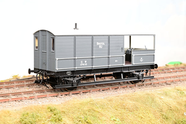 Dapol O Gauge 7F-300-007 GWR Grey 20T Toad Brake Van No.17410 'Bristol RU' - Boxed