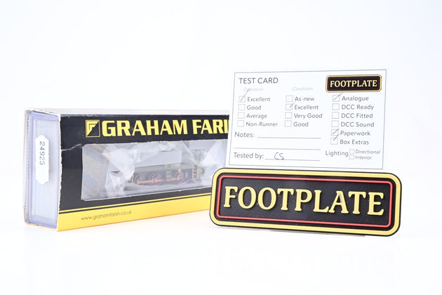 Graham Farish N Gauge 372-953 BR Green w/ Wasp Stripes Class 14 No.D9526 - Factory Weathered, Boxed