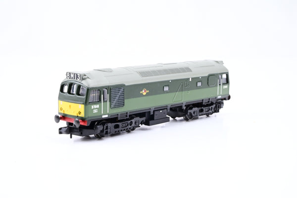 Graham Farish N Gauge 371-077 Class 25/3 Diesel BR Two-Tone Green Small Yellow Panel No.D7648 - Boxed