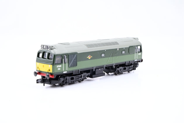 Graham Farish N Gauge 371-077 Class 25/3 Diesel BR Two-Tone Green Small Yellow Panel No.D7648 - Boxed