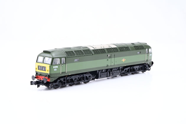Graham Farish N Gauge 371-825C Class 47/0 BR Two-Tone Green w/ Small Yellow Panels No.D17479 - Boxed