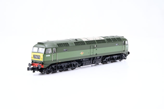 Graham Farish N Gauge 371-825C Class 47/0 BR Two-Tone Green w/ Small Yellow Panels No.D17479 - Boxed