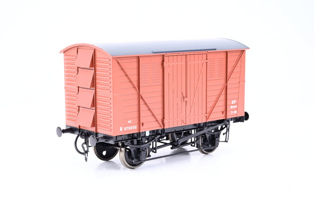 Dapol O Gauge 7F-054-004 BR Bauxite Meat Van No.B870050 - Boxed