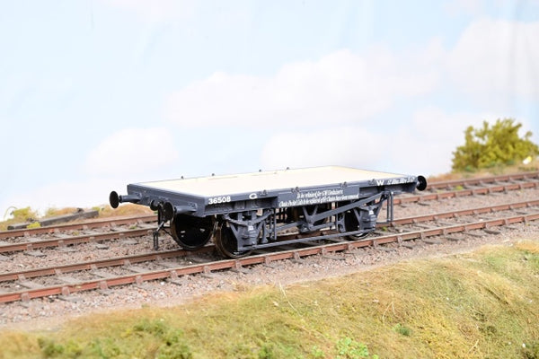 Dapol O Gauge 7F-037-101 GWR Grey Non-vacuum Conflat Wagon No.36508 - Boxed