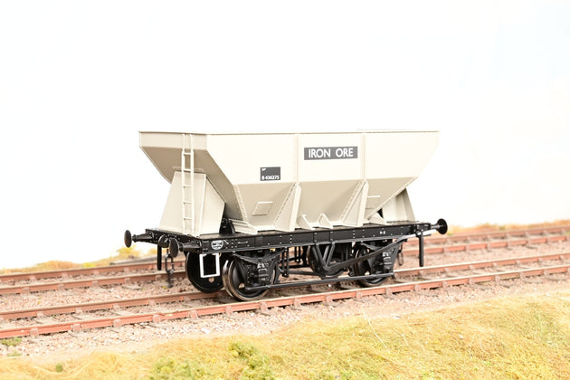 Dapol O Gauge 7F-033-002 BR Grey 24T Steel Iron Ore Hopper Wagon No.B436275 - Boxed