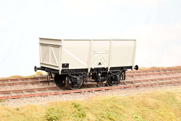 Dapol O Gauge 7F-033-008 BR Grey 24T Steel Iron Ore Hopper Wagon No.B197525 - Boxed