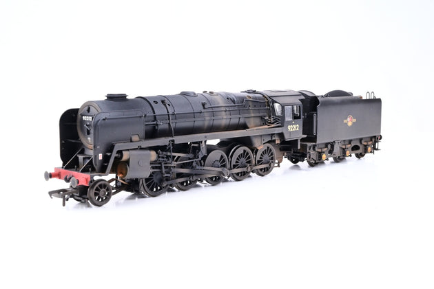 Bachmann OO Gauge 32-859TMC BR Black Late Crest Class 9F w/ BR1B Tender No.92212 - TMC Weathered, Boxed
