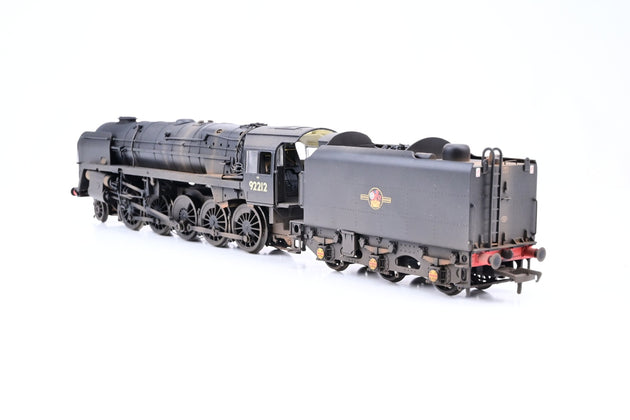 Bachmann OO Gauge 32-859TMC BR Black Late Crest Class 9F w/ BR1B Tender No.92212 - TMC Weathered, Boxed