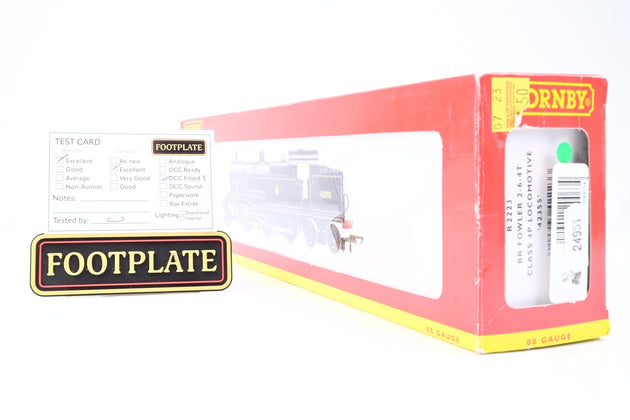 Hornby OO Gauge R2223 BR Black Early Emblem 2-6-4T Class 4P No.42355 - DCC Fitted, Boxed