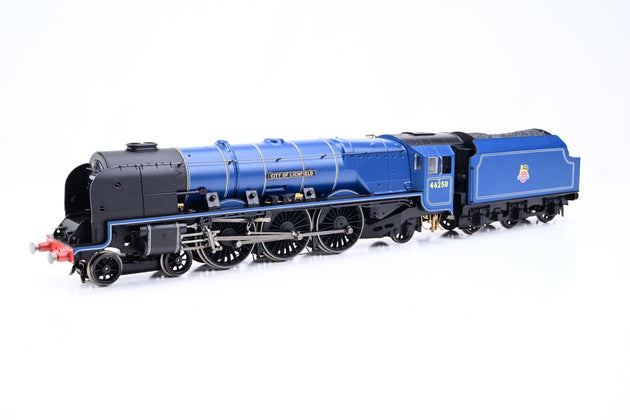 Hornby OO Gauge R30109 BR Express Blue Early Emblem Princess Coronation Class No.46250 'City of Lichfield' - 'Dublo' Commemorative Edition, Boxed