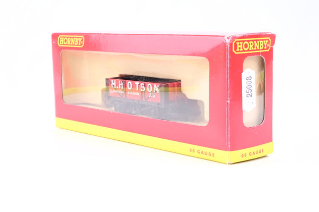 Hornby OO Gauge R087 'H.Hotson Colliery' Red 5-Plank Wagon No.25 - Boxed