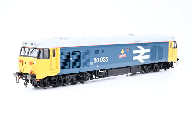 Hornby OO Gauge R2349 BR Blue Large Logo Class 50 No.50035 'Ark Royal' - Boxed