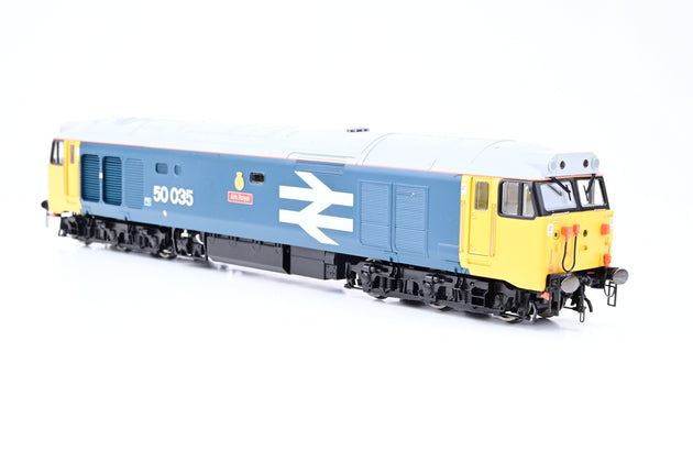Hornby OO Gauge R2349 BR Blue Large Logo Class 50 No.50035 'Ark Royal' - Boxed