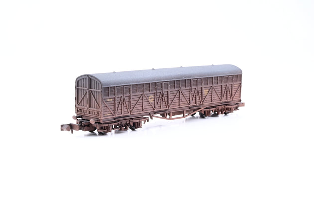 Dapol N Gauge 2F-023-006 GWR Brown Siphon H No.1430 - Weathered, Boxed