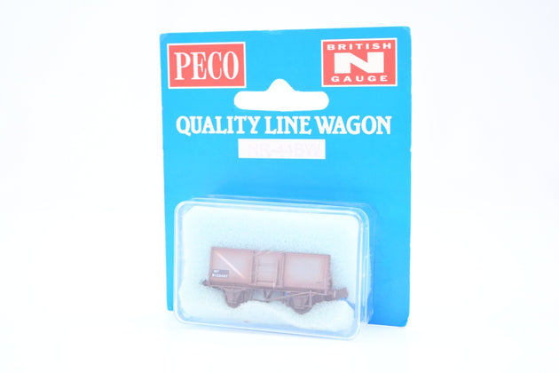 Peco N Gauge NR-44BW 16T Steel Wagon BR Grey Weathered W/Load No.B132467 - Boxed