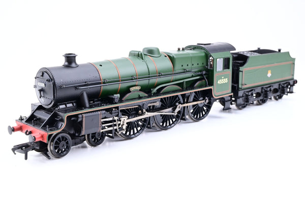 Bachmann OO Gauge 30-285 'The Midlander Express' Train Set w/ BR Green Jubilee Class No.45555 'Quebec' + 2 Mk1 Coaches - Boxed