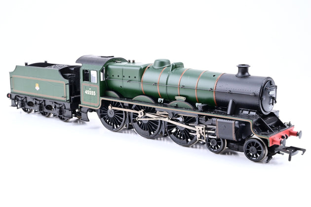 Bachmann OO Gauge 30-285 'The Midlander Express' Train Set w/ BR Green Jubilee Class No.45555 'Quebec' + 2 Mk1 Coaches - Boxed