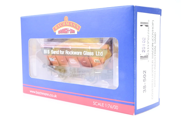 Bachmann OO Gauge 38-502 Covered Hopper Wagon British Industrial Sand No.B870861 - Boxed