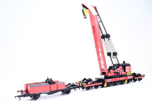 Bachmann OO Gauge 38-803 Ransoms & Rapier 45T Steam Crane R.S.1097.45 BR Signal Red No.ADM1097 - Boxed