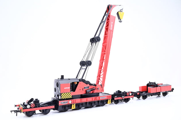 Bachmann OO Gauge 38-803 Ransoms & Rapier 45T Steam Crane R.S.1097.45 BR Signal Red No.ADM1097 - Boxed