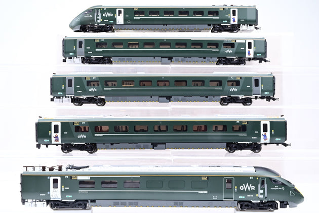 Hornby OO Gauge R3691 Class 800 IEP 5-Car Set 800010 'Paddington Bear' GWR Green - Boxed