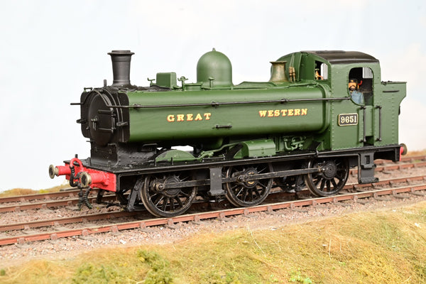 Kit Built O Gauge GWR Green Class 57xx Pannier Tank No.9651