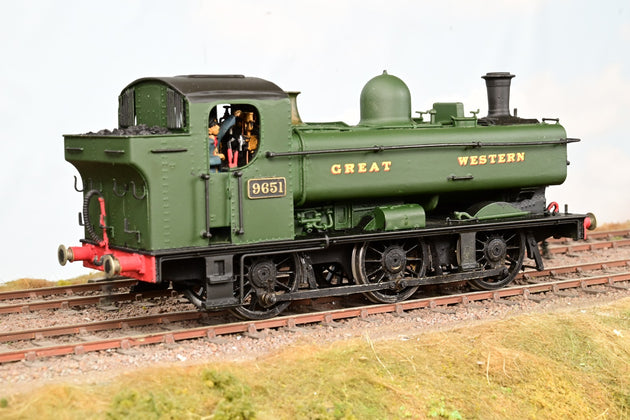 Kit Built O Gauge GWR Green Class 57xx Pannier Tank No.9651