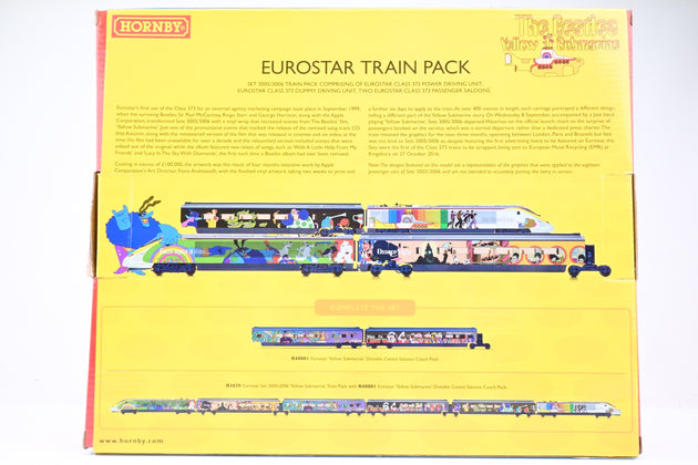 Hornby OO Gauge R3829 The Beatles Eurostar Train Pack - Boxed