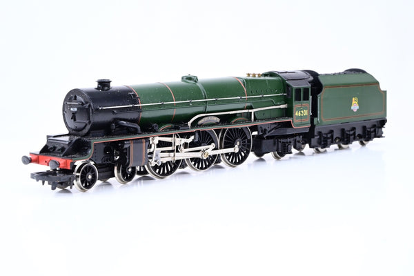 Hornby OO Gauge R080 BR Green Early Emblem Princess Class 8P No.46201 'Princess Elizabeth' - Boxed